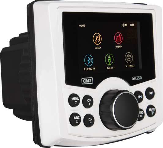 Bluetooth AM/FM Marine Stereo - White GR350BTW