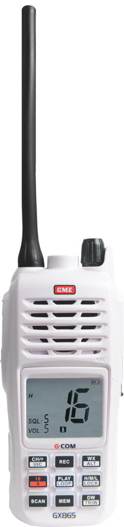 GX865 VHF Marine Handheld Radio Fixed communication