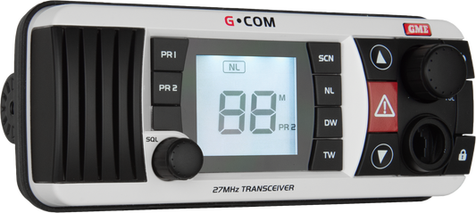 GX400W 27MHz Fixed Mount Marine Radio - White Fixed communication