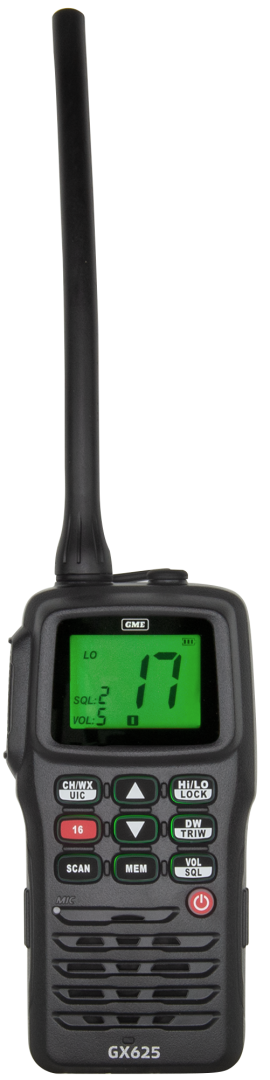 GX625 5/1 Watt Handheld VHF Marine Radio Fixed communication