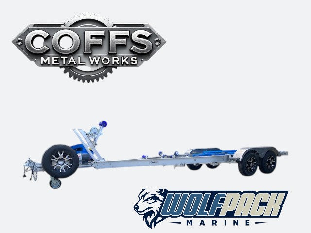 WP2022 Alloy dual axle trailer suits boats 6m to 6.5m