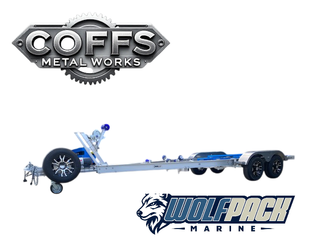 WP2022 Alloy dual axle trailer suits boats 6m to 6.5m