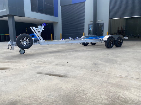 WP2022 Alloy dual axle trailer suits boats 6m to 6.5m