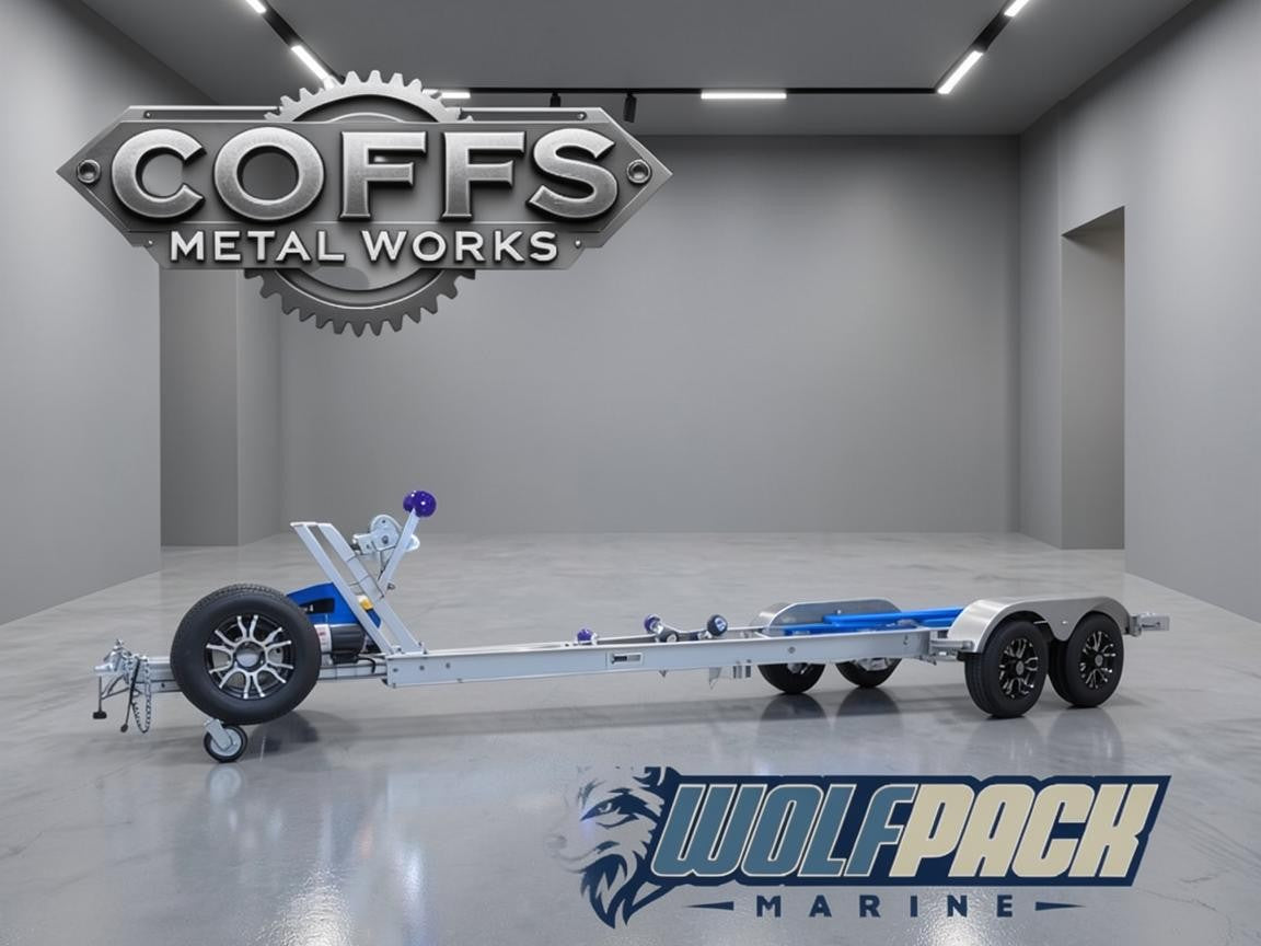 WP2022 Alloy dual axle trailer suits boats 6m to 6.5m