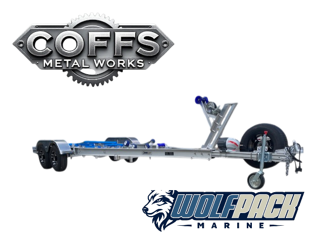 WP2022 Alloy dual axle trailer suits boats 6m to 6.5m