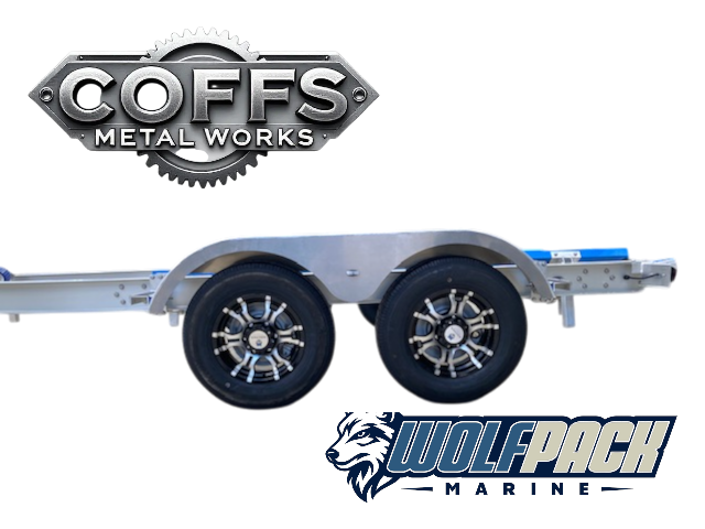 WP2022 Alloy dual axle trailer suits boats 6m to 6.5m