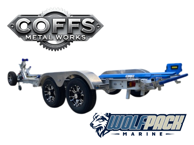 WP2022 Alloy dual axle trailer suits boats 6m to 6.5m
