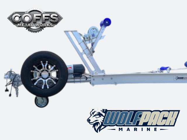 WP2022 Alloy dual axle trailer suits boats 6m to 6.5m