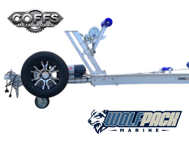 WP2022 Alloy dual axle trailer suits boats 6m to 6.5m
