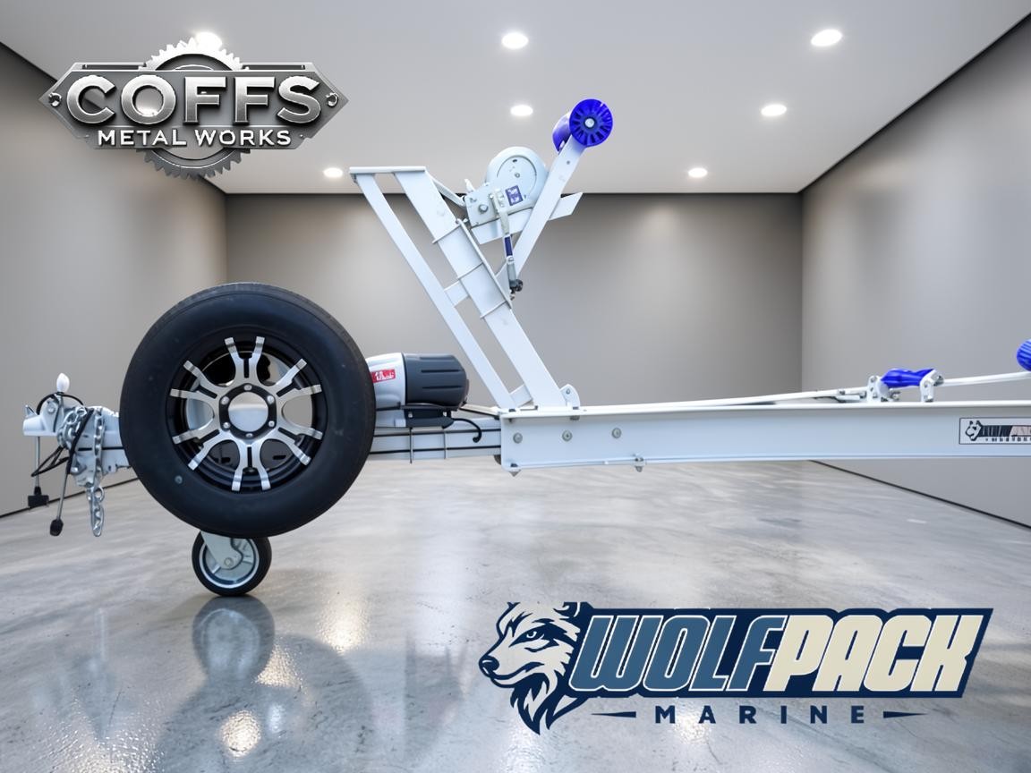 WP2022 Alloy dual axle trailer suits boats 6m to 6.5m