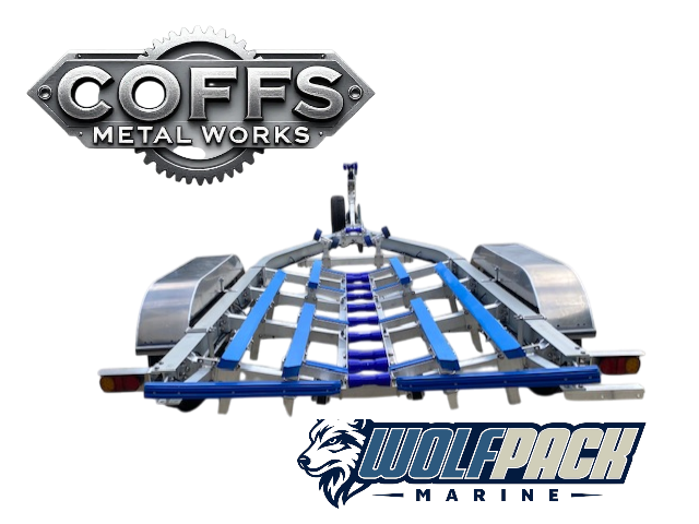 WP2022 Alloy dual axle trailer suits boats 6m to 6.5m