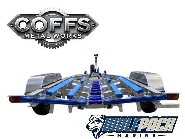 WP2022 Alloy dual axle trailer suits boats 6m to 6.5m