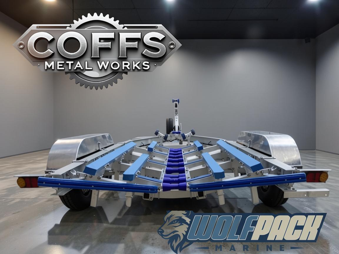 WP2022 Alloy dual axle trailer suits boats 6m to 6.5m