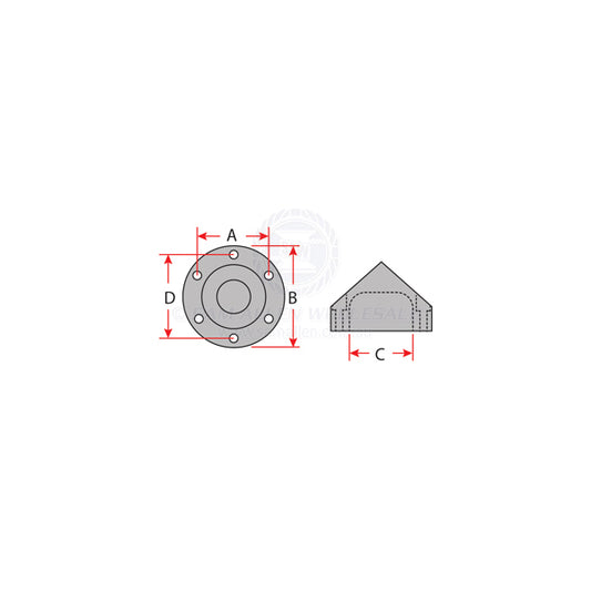 ANODES - ZINC PROPELLER MAX-PROP UNI