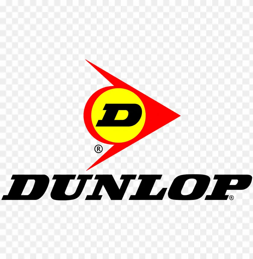 Red, yellow, and black dunlop logo featuring a stylized ’d’ within a circle.