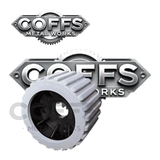 Ribbed Wobble Roller GREY – 20mm ID boat trailer roller