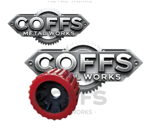 Ribbed Wobble Roller RED – 26mm ID boat trailer roller