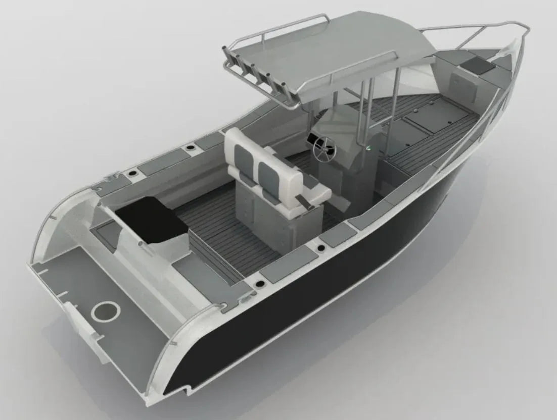 Shadow 625 - Coffs Metal Works Boats WPM Edition aluminum boat