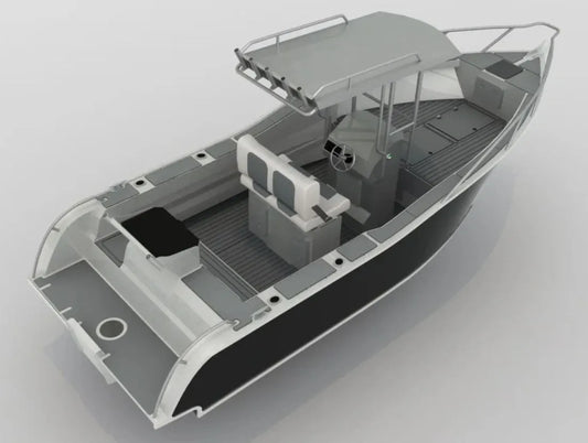 Shadow 625 - Coffs Metal Works Boats WPM Edition aluminum boat