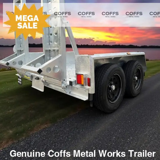 Scissor LiftExcavator Trailer – ATM 2900kg Genuine machinery trailer