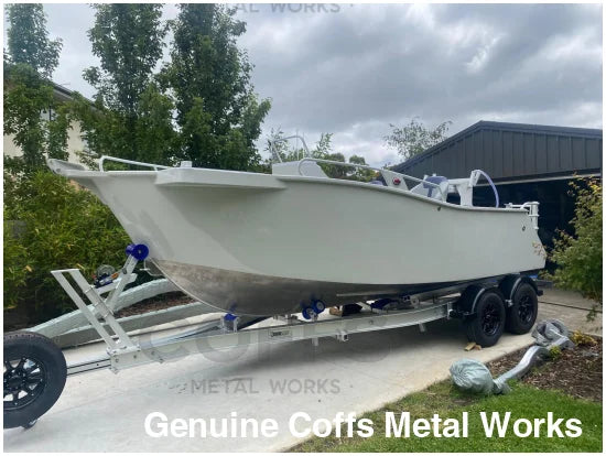 Shadow 550 side console- Coffs Metal Works Boats WPM Edition aluminum boat