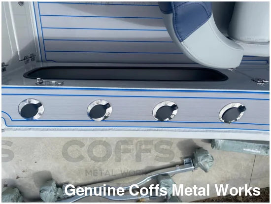 Shadow 550 side console- Coffs Metal Works Boats WPM Edition aluminum boat