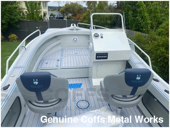 Shadow 550 side console- Coffs Metal Works Boats WPM Edition aluminum boat