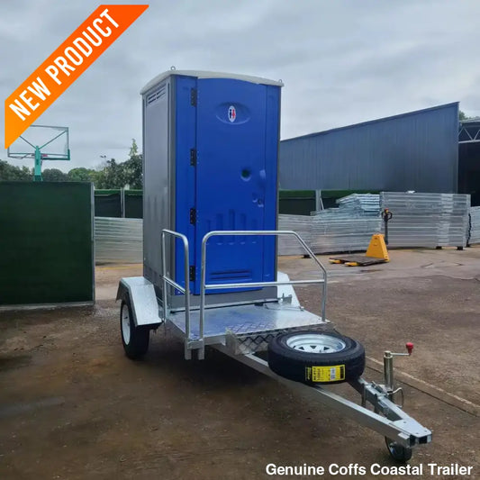 Single Toilet Trailer ATM 750KG toilet shower trailer