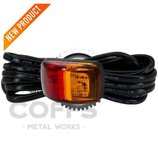 SM62 Series Red / Amber Lens Side LED Marker with 3m Cable lighting 12 and 24 volt