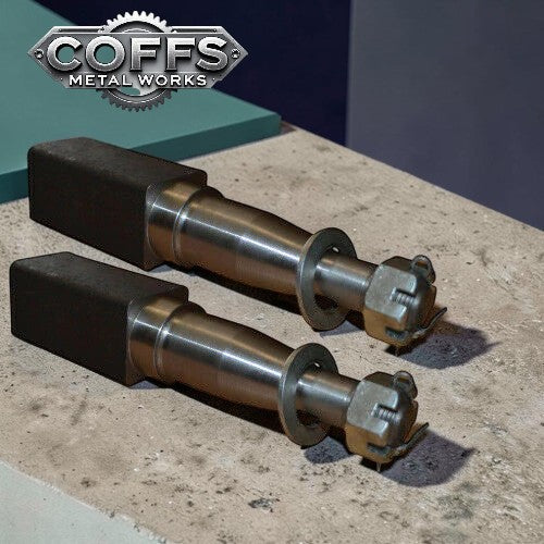 DIY Single Axle Trailer Kit 1000Kg Rated 45mm Slipper Springs. 40mm Stub Axles