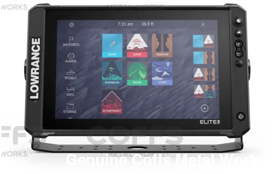 The Elite Fishing System 9in fish finder