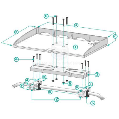 BAIT / FILLET TABLES - POLY - RELAXN