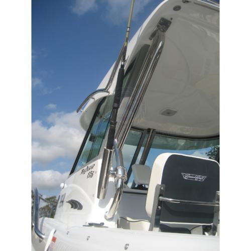 RELAXN ROD HOLDER - 38MM CLAMP ON ADJUSTABLE SS