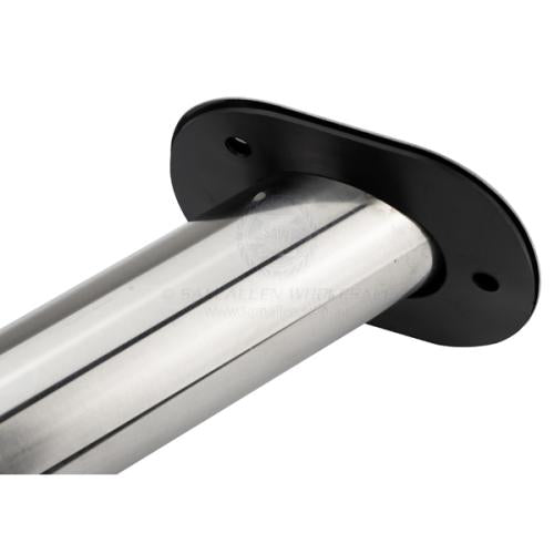 ROD HOLDER - OVAL HEAD ANGLED - STAINLESS STEEL