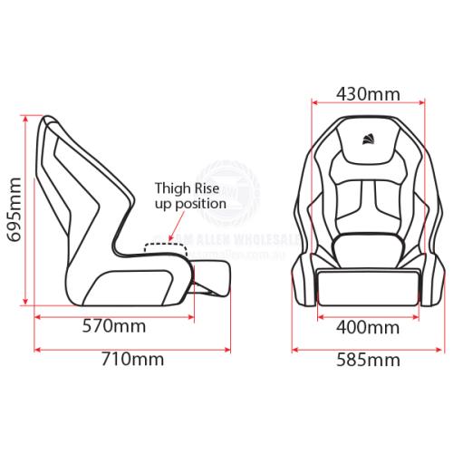 RELAXN SEATS - MAKO BUCKET SERIES