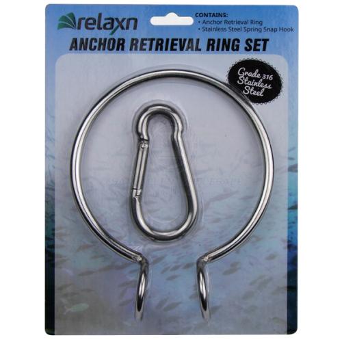 ANCHOR RETRIEVAL RING AND HOOK SET