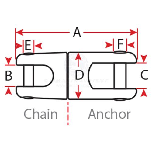 ANCHOR SWIVEL CONNECTOR