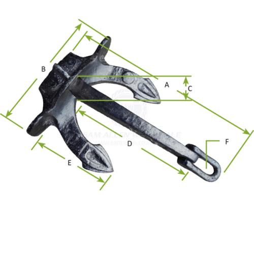 ANCHORS - HALLS STOCKLESS STYLE