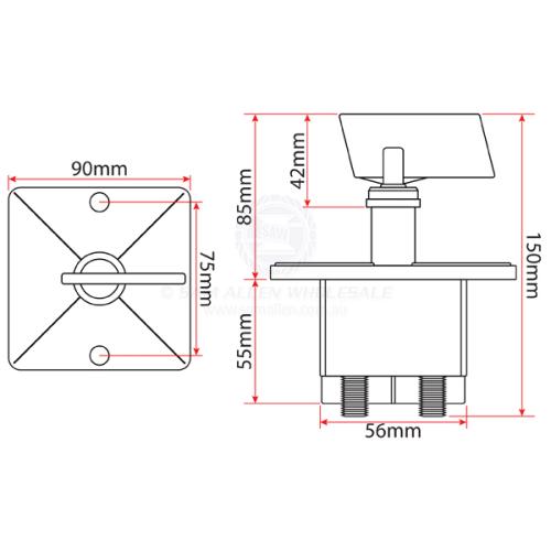 TCH - 4 POSITION - DUAL BATTERY