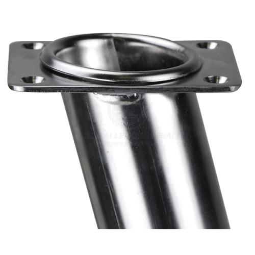 ROD HOLDER - RECTANGULAR HEAD - FLUSH MOUNT - STAINLESS STEEL
