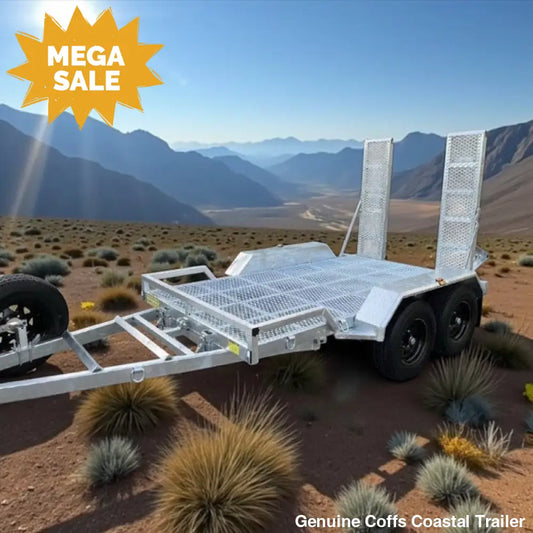 Tilting Tandem Plant & Machinery Trailer car trailer