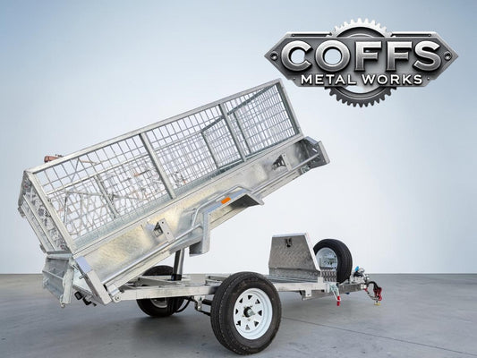 8×5 Hydraulic Tipper Box Trailer For Sale 1800KG ATM