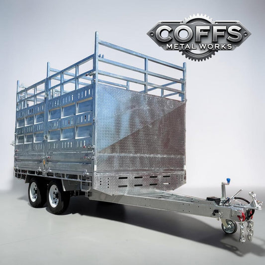 12×7 Flat Top Trailer Stock Trailer – 3500kg