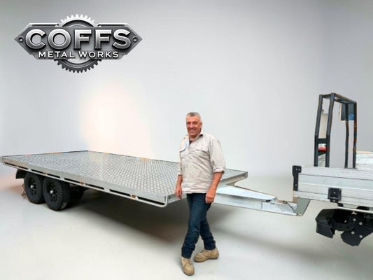 Custom built Australian aluminum boat trailers