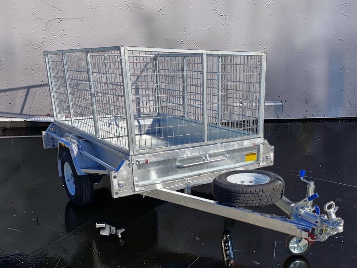 Premium 8×5 Tandem Box Trailer Dual 2000kg ATM