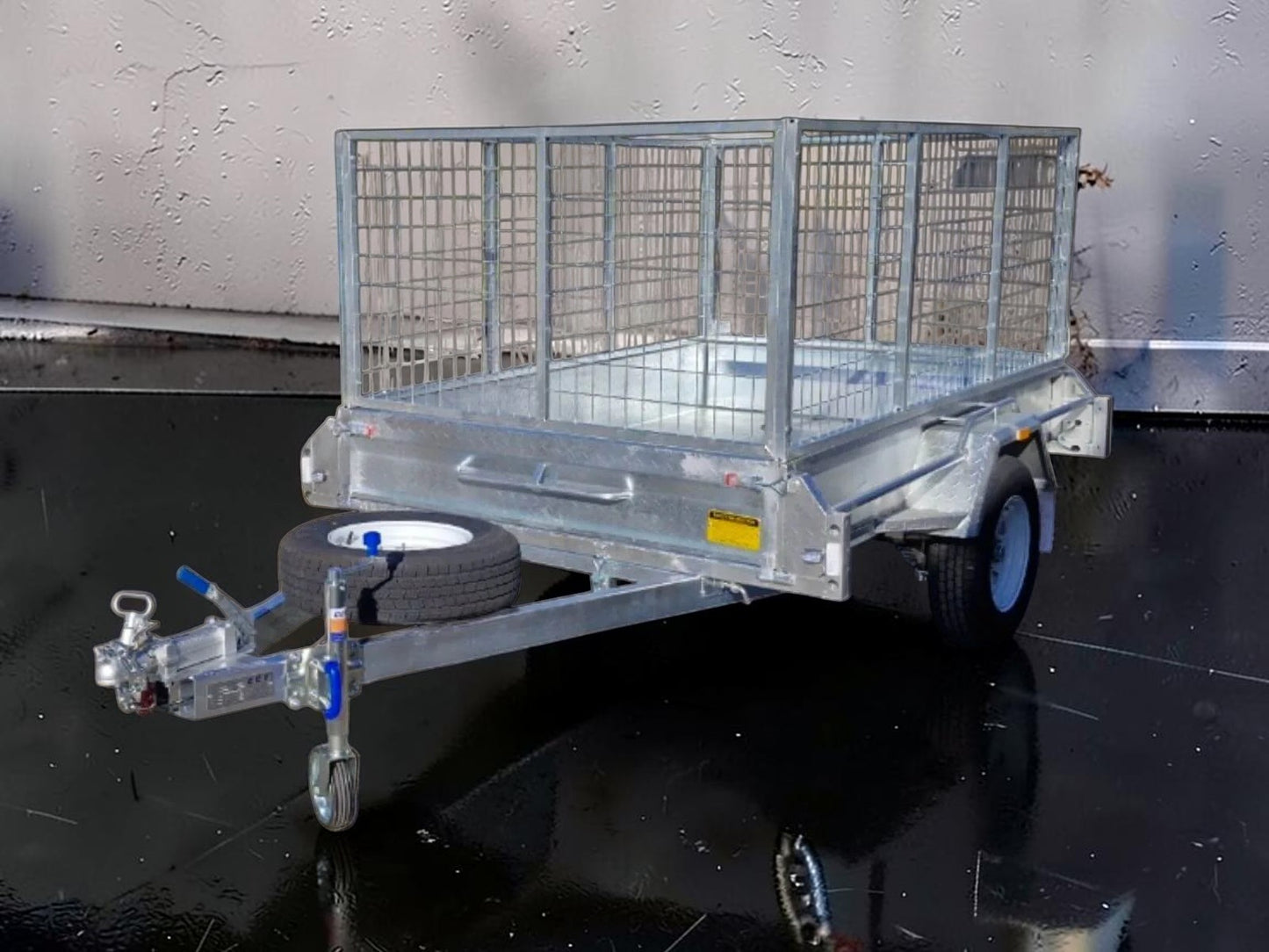 Premium 8×5 Tandem Box Trailer Dual 2000kg ATM