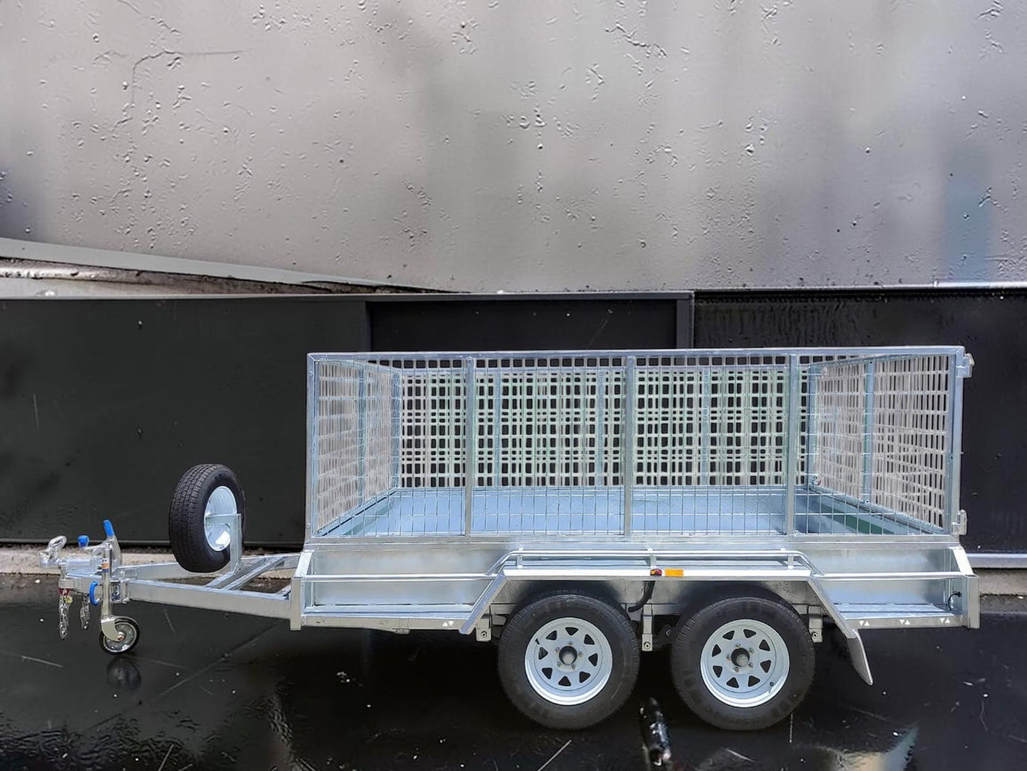 Premium 8×5 Tandem Box Trailer Dual 2000kg ATM