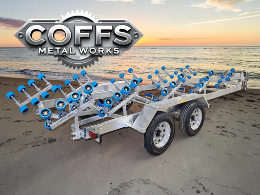 6.5M Tandem Galvanised Boat Trailer 3500kg ATM
