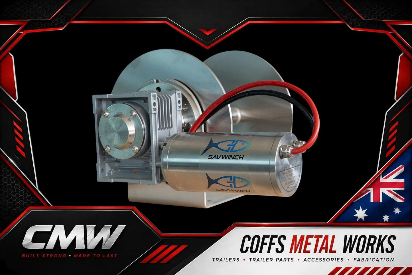 880 SS Drum Anchor Winch
