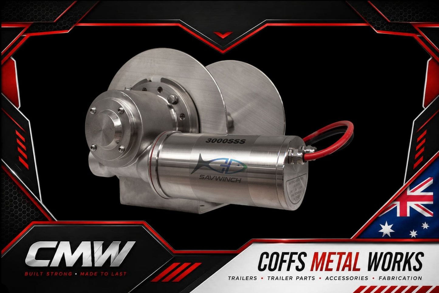 3000 SSS Drum Anchor Winch